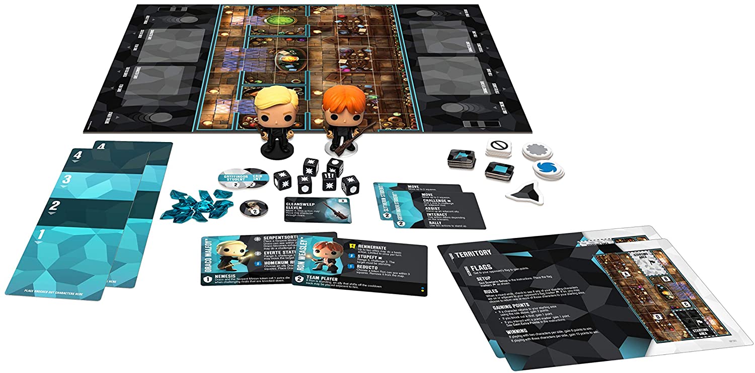 FUNKO GAMES Harry Potter 101 Funkoverse Extension, 2 Pack, English Version, Board Game, Draco Malfoy And Ron Weasley - Image 2