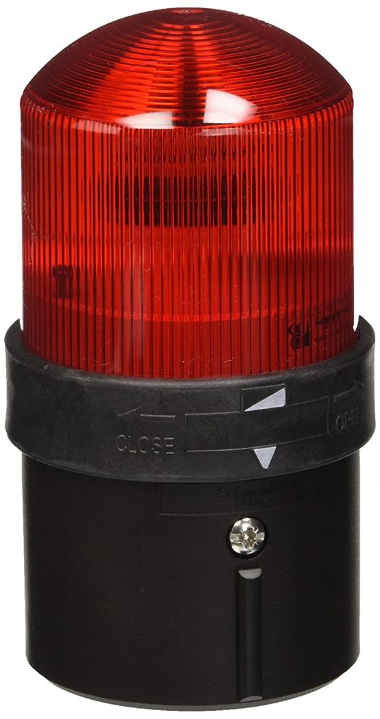 Schneider Electric XVBL0B4 Beacon LED Red 24V, Ø 70 Mm Tower Light - Steady - Red - Ip65-24 V, Part Number