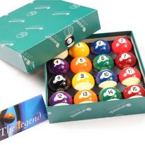 Aramith Premier Spots & Stripes 2-Inch Pool Balls with 1 7/8" White Cue Ball
