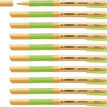Gel Rollerball - STABILO pointVisco Box of 10 Leaf Green