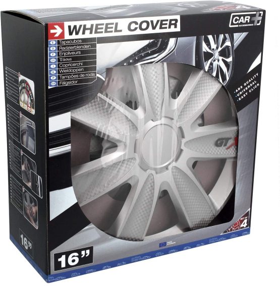 Set wheel covers VR 14-inch silver/carbon-look/logo - Image 3