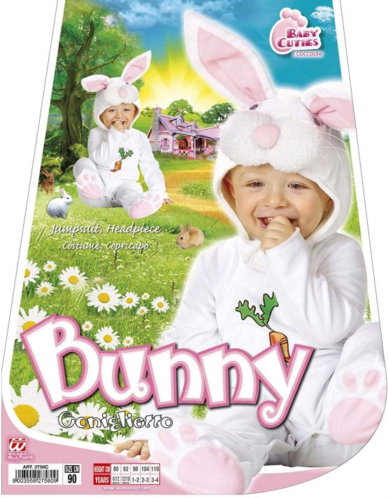 Children's Baby Bunny Cutie Costume for Animal Jungle Farm Fancy Dress - Image 2
