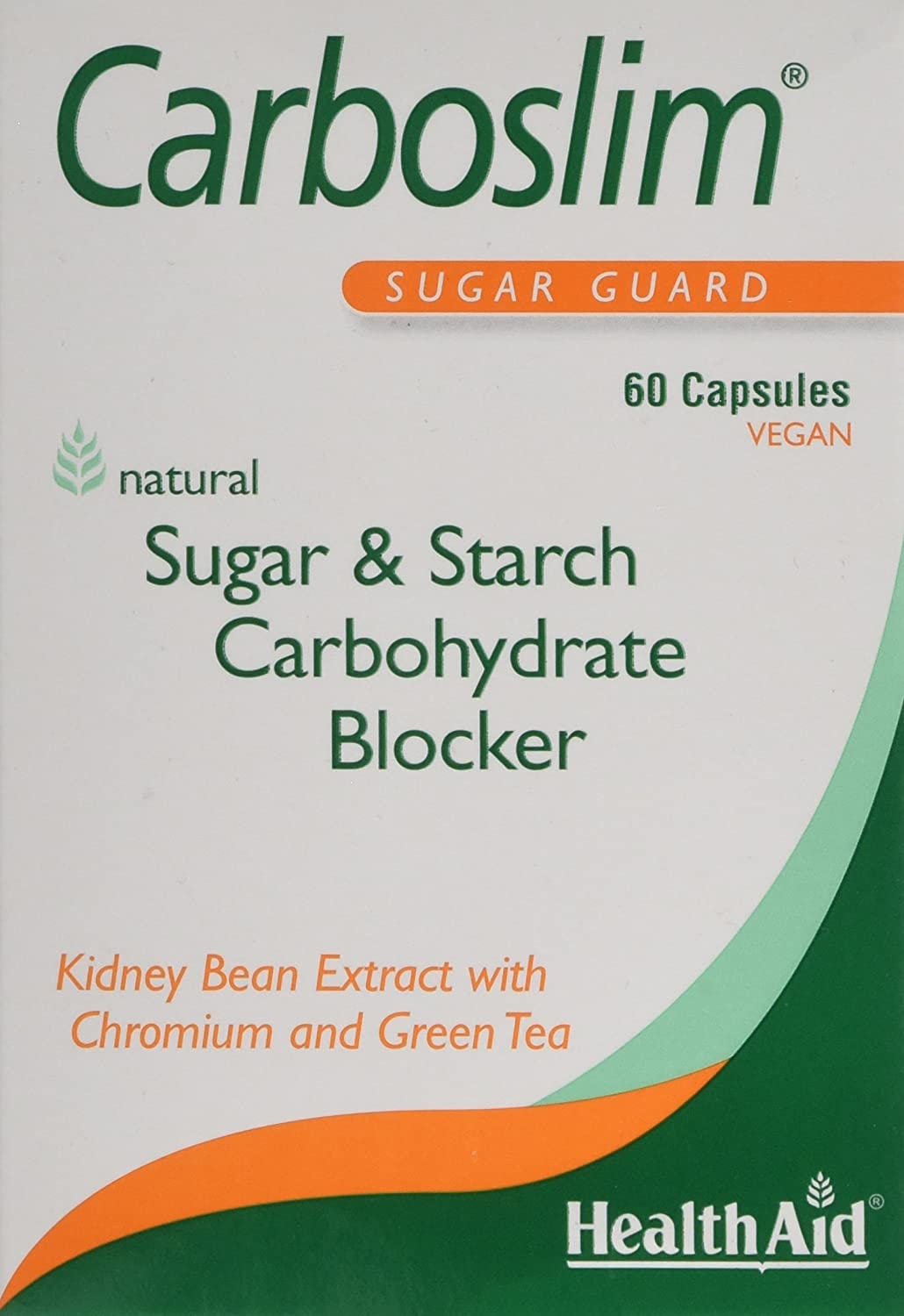 HealthAid Carboslim Phase 2-60 Capsules, 60 count (Pack of 1)