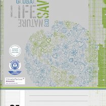 Brunnen 104412501 Exercise Book Recycled A4 (16 Pages Lined with Margin) Type 25