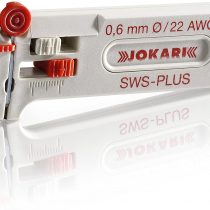 Jokari 40095 Mini-Precision Tool for Cable Stripping of Solid and Stranded Wires AWG 22, 0.60 mm Ø, Multi-Coloured