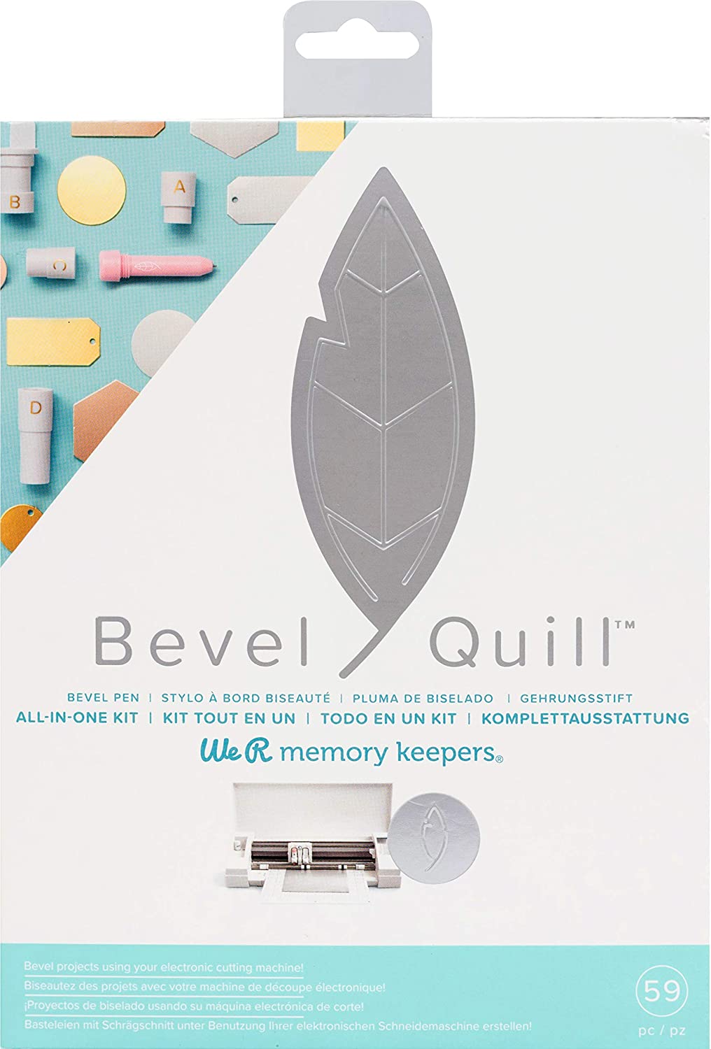 We R Memory Keepers Bevel QUILL Start KT, Silver, One Size