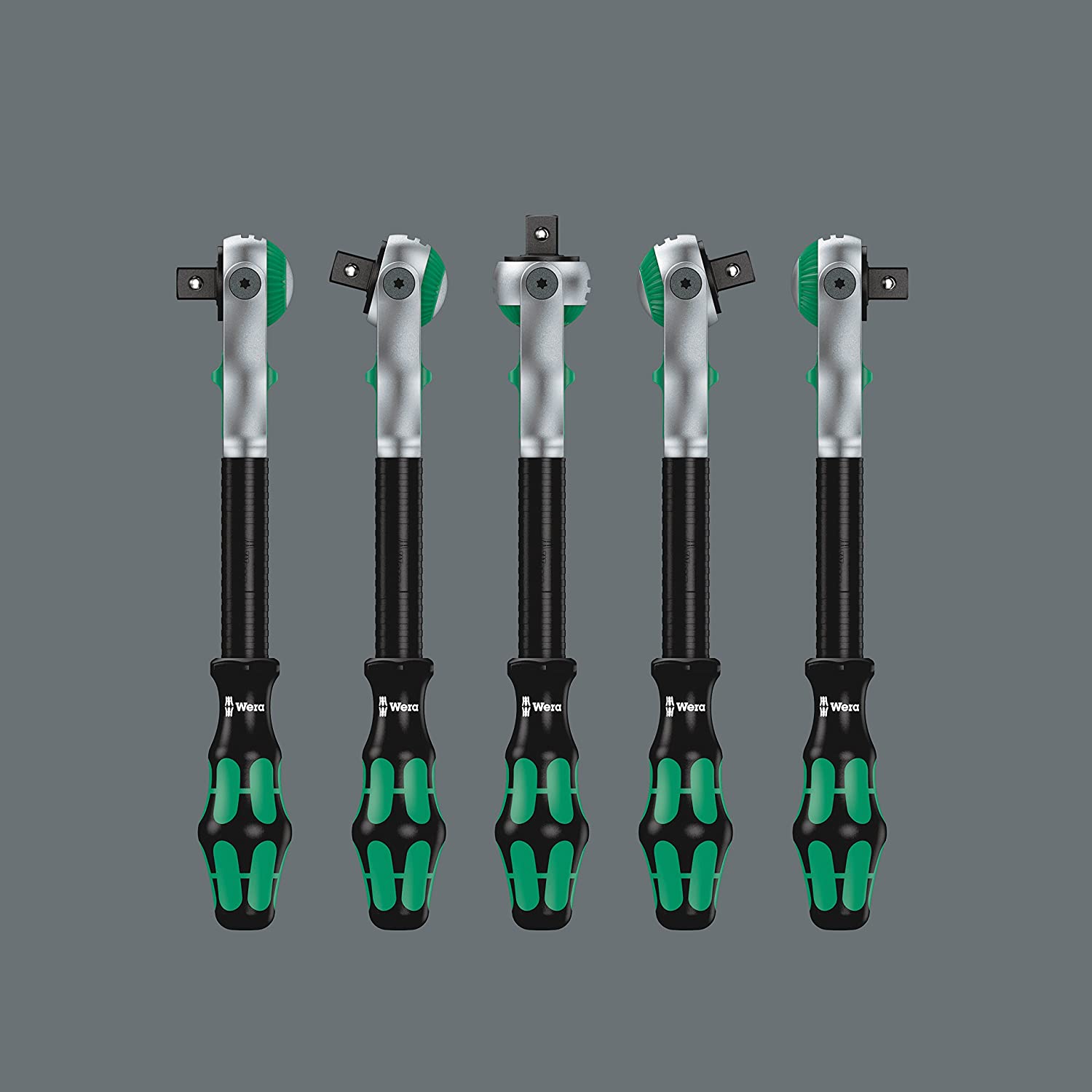 Wera 8100 SC 2 Zyklop Speed Ratchet, Sockets, Bits and Accessories Set, 1/2" Drive, 37PC, 05003645001, Silver - Image 4