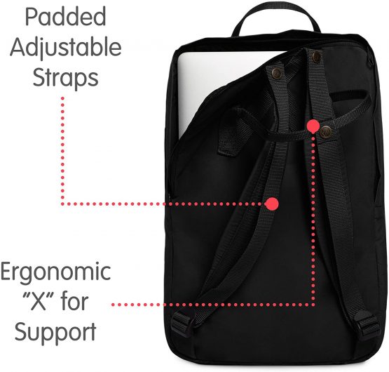 FJÄLLRÄVEN Unisex's Kånken Laptop Backpack, Black, 31 x 19 x 43 cm/17 Litre - Image 4