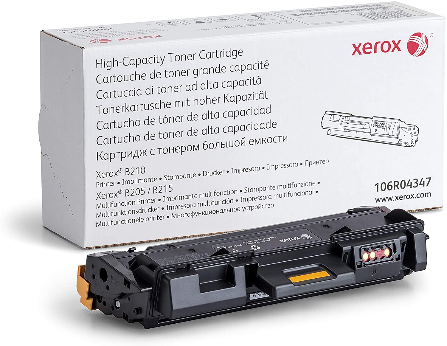 Xerox B210/B205/B215 Standard Capacity Black Toner Cartridge (1,500 Pages) - 106R04346