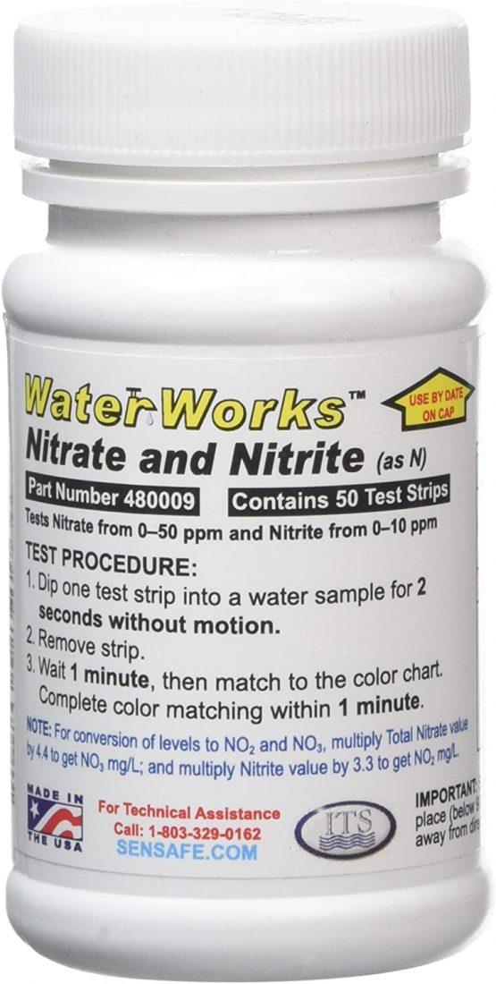 Waterworks 480009 Nitrates and Nitrites Water Test Strips Kit (50 test Strips)