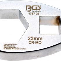 BGS 1757-23 | Crowfoot Spanner | 12.5 mm (1/2") Drive | 23 mm