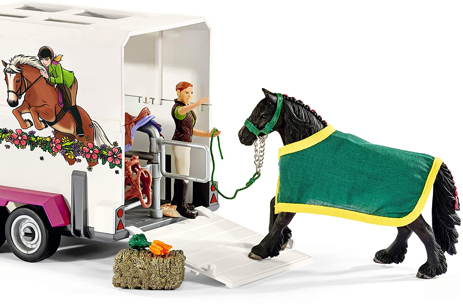 SCHLEICH 42346 Horse Club Pk Up with Horse Box, Multicoloured, 51,5 x 14,5 x 12,5 cm - Image 4