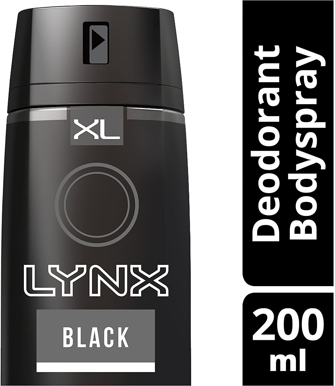 Lynx Black 48 hours of Odour-Busting Zinc Tech Aerosol Bodyspray Deodorant to Finish your Style 200 ml, Pack of 6 - Image 3