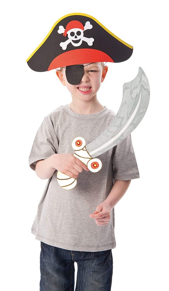 Baker Ross ET142 Pirate Hat & Eye-Patch Kits (Pack of 3) - Image 3