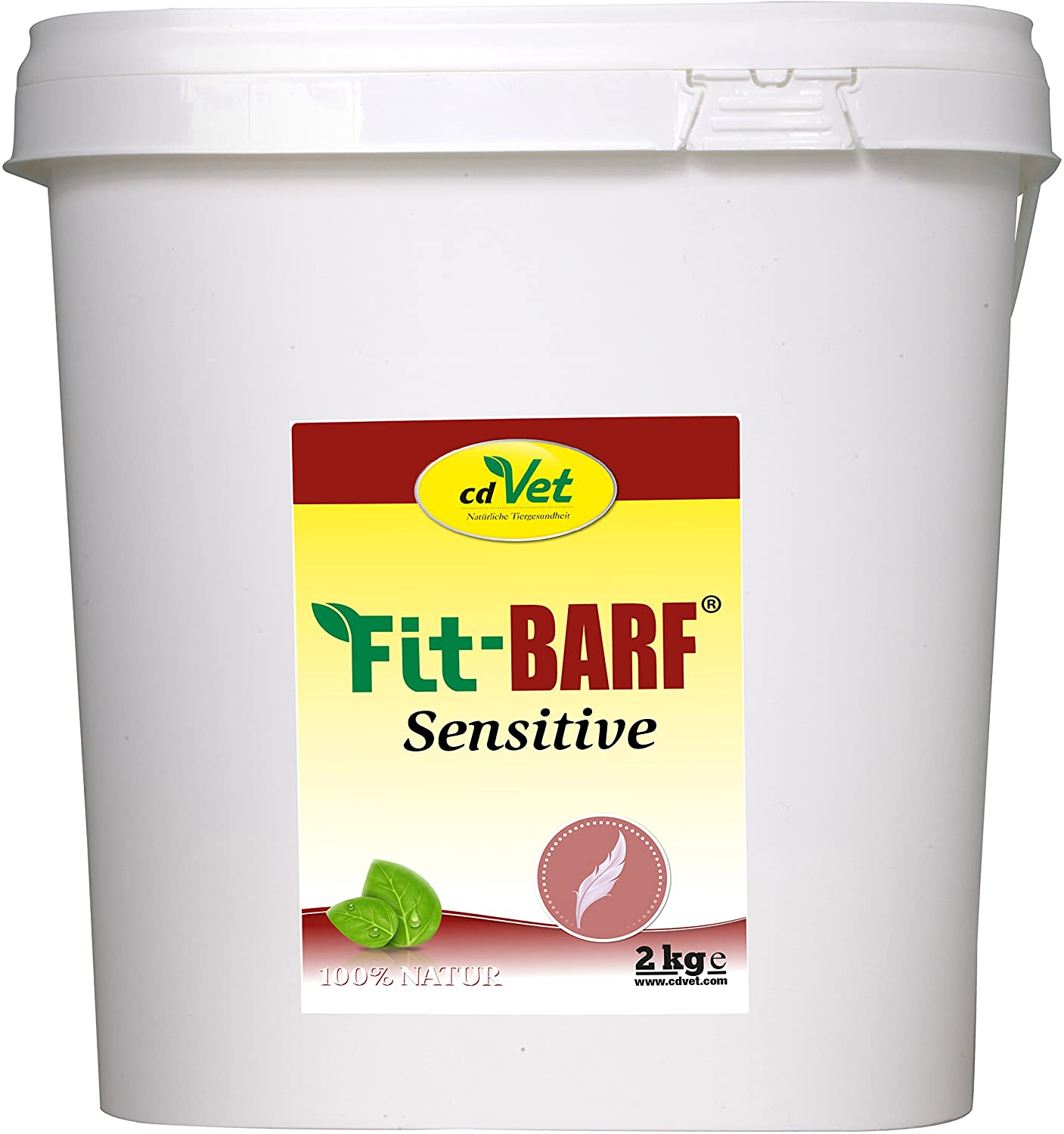cdVet Naturprodukte Fit-BARF Sensitive 2 kg, Dog & Cat, grain-free, balanced nutrition in raw feeding, pancreas, kidney