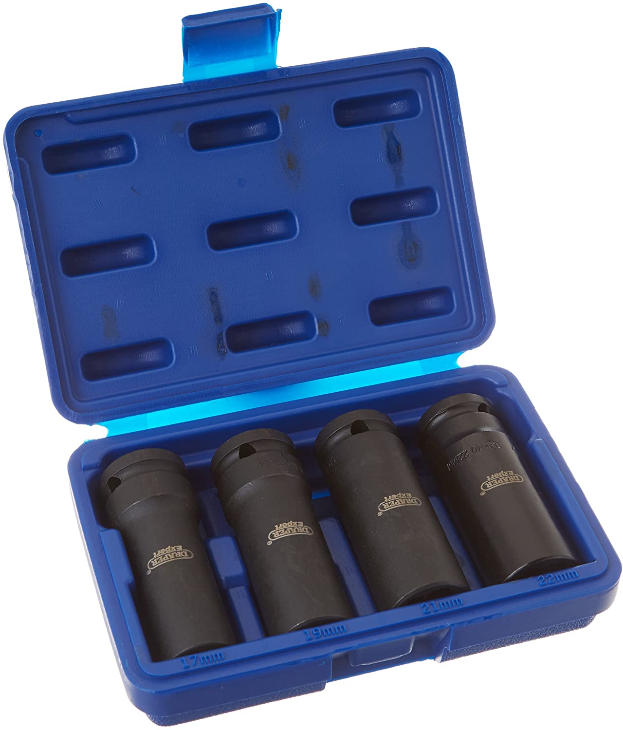 Draper 5726 1/2-inch Deep Impact Nut Remover (4 Pieces), Variety pack - Image 2