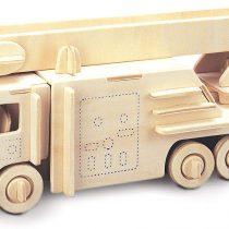 Quay Fire Engine Woodcraft Construction Kit FSC