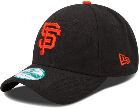 New Era Men's League San Francisco Giants Offical Team Colour Baseball Cap, Black