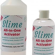 Ultimate Slime Activator Borax For Making all Slimes, including Flubber, Butter, Clear, Rainbow - All In One Activator Formula - Various Sizes with 6X Lolly Sticks (800ml)
