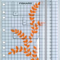 Fiskars Portable Surecut Paper Trimmer 22 cm - A5, With Cutting Line Guide, 1004637