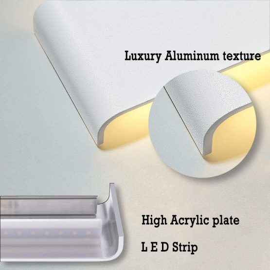 Yafido Wall Light Indoor LED 40CM Up Down Wall Sconce Lamp Modern 14W