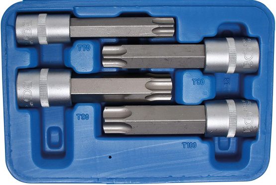 BGS 5103 | Bit Socket Set | 12.5 mm (1/2") Drive | T-Star tamperproof (for Torx) | 4 pcs.