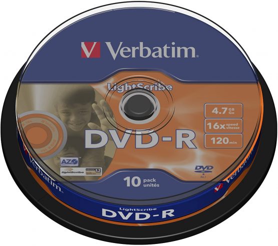 Verbatim 43643 16x DVD-R Lightscribe 4.7 GB (Spindle Pack of 10) - Image 2