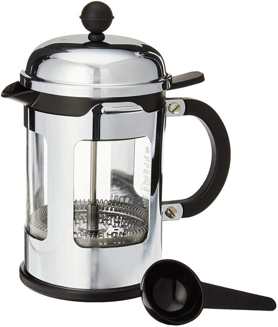 BODUM Chambord 4 Cup French Press Coffee Maker, Chrome, 0.5 l - Image 3