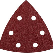 kwb Quick-Stick Velcro Grinding Triangles K 40 for 93 mm Delta slifter 492804 (Noble Corundum, for Wood and Metal, 5 Pieces)