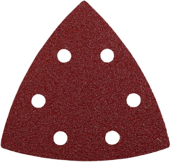 kwb Quick-Stick Velcro Grinding Triangles K 40 for 93 mm Delta slifter 492804 (Noble Corundum, for Wood and Metal, 5 Pieces)