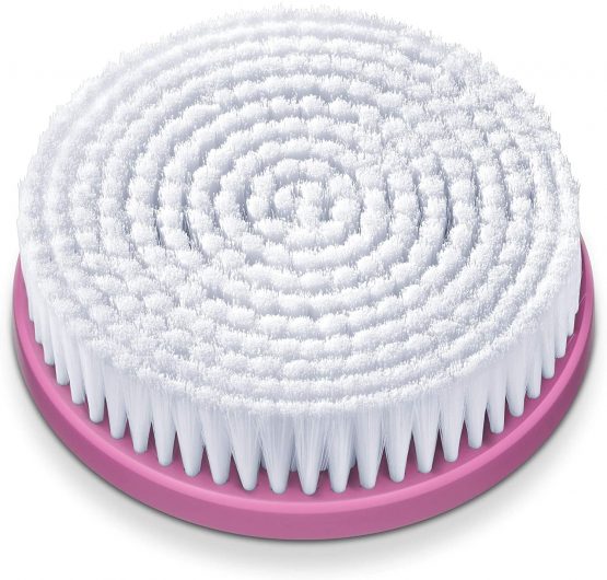 Beurer FC25 Powered Body Brush | for Deeper Cleaning and Exfoliation for Softer Skin | 2 Removable Brush attachments | 2 Speed Settings | Easy-Reach Handle | Waterproof - Image 3