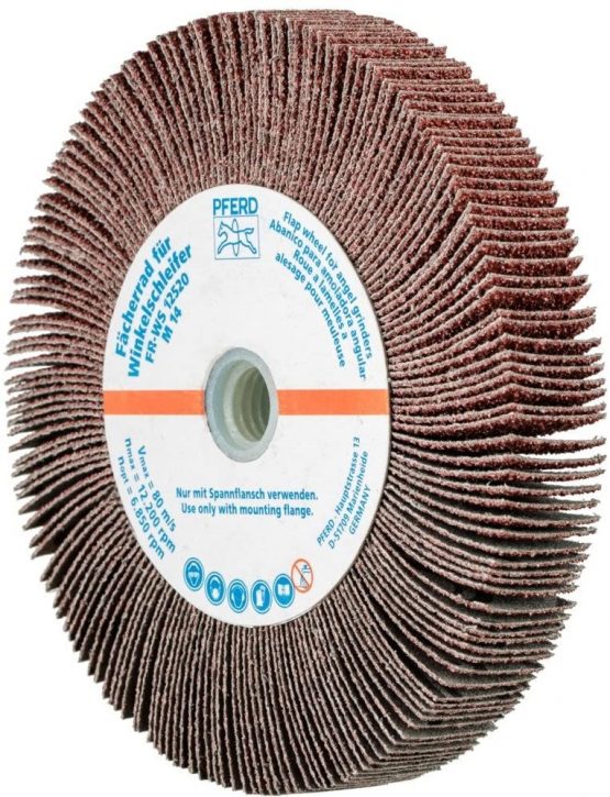 Pferd 44782504 Flap Wheels for Angle Grinders 12520 M14 A 40