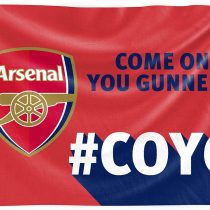 Arsenal FC Motivational Slogan Flag