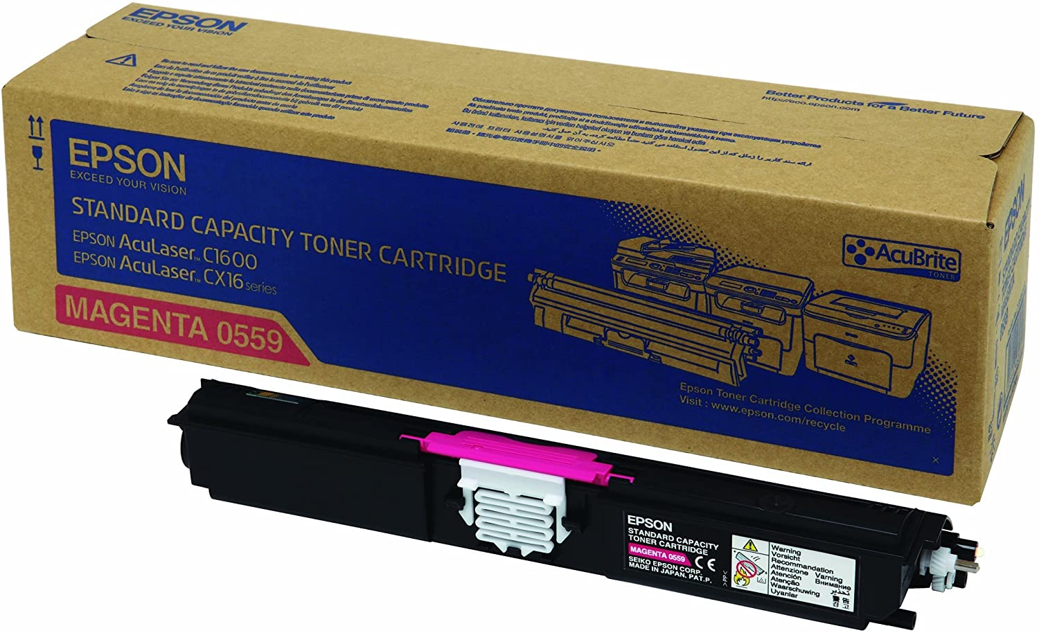 Epson C1600 CX16 Series Toner / Standard Aculaser - Magenta, Magenta_Standard - Image 2