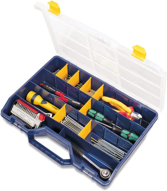 RAACO International A/S 147005 Assortment Box 25 Compartments with RAACO Flexible Separating Walls Polypropylene 460 x 350 x 81 mm - Image 3