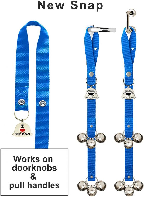 Caldwell's Pet Supply Co. Potty Bells Housetraining Dog Doorbells for Dog Training and Housebreaking Your Doggy. Dog Bell with Doggie Doorbell and Potty Training for Puppies Instructional Guide - Image 3
