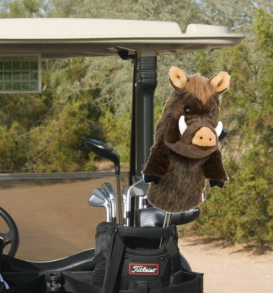 Daphne's Unisex's Boar Novelty Golf Driver Headcover, Brown - Image 2