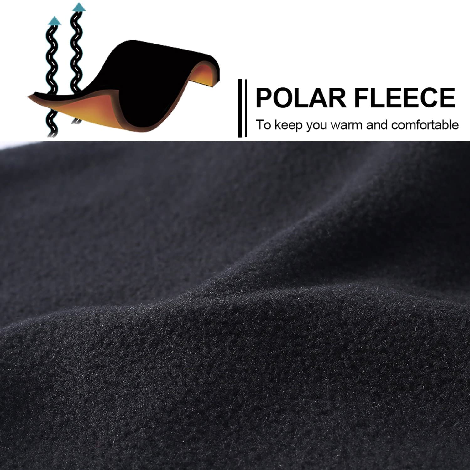 TAGVO Winter Thermal Windproof Fleece Neck Warmer - Image 3