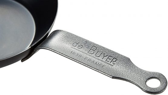 DE BUYER 'Coupe Lyonnaise' Frying Pan Blue Sheet Metal - Image 2
