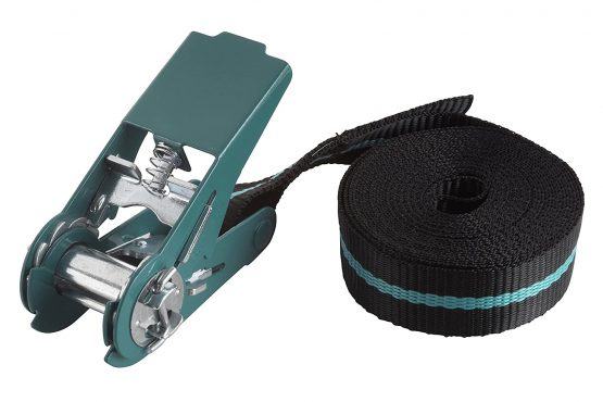 Wolfcraft 3418000 Ratchet Strap 4 m, Tension: 180 kg, multicolour - Image 2