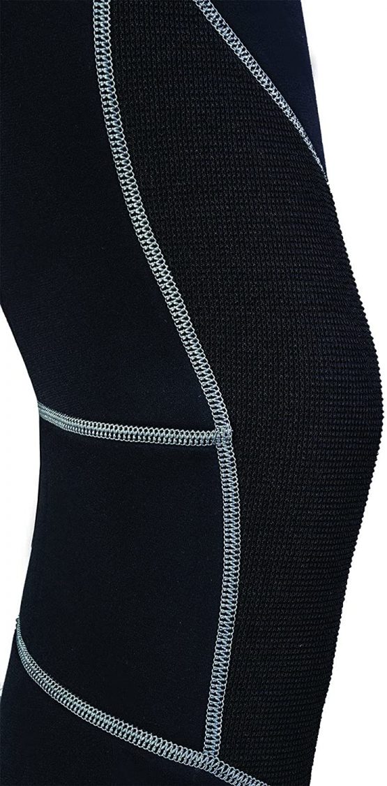 SEAC Women's Sense Long, One-Piece Wetsuit for Snorkeling and Underwater, 3 mm Super Elastic Neoprene, Black/Pink, XS - Image 2