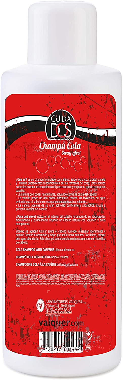 Care Cola Shampoo, with Caffeine, Shine and Volume. Paraben Free. Moisturizes and purifies hair. Formulated with caffeine - Image 2
