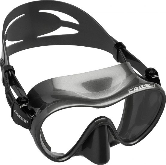 Cressi F1 Frameless Mask - Frameless Diving_Snorkeling Mask, Size L - S