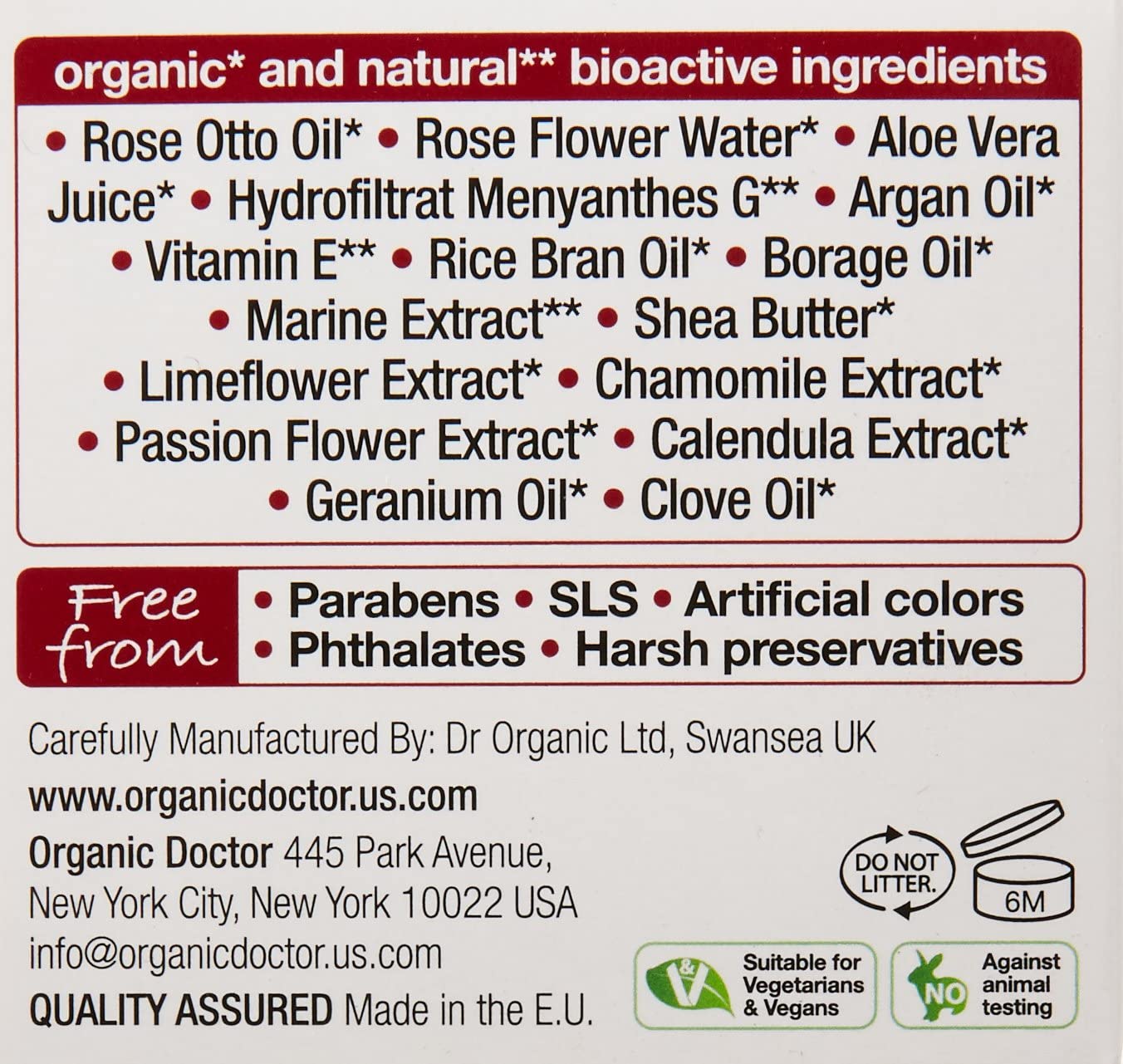 Dr Organic Rose Otto Day Cream, Moisturising, Wrinkles, Natural, Vegan, Cruelty-Free, Paraben & SLS-Free, Plastic Free - Image 3