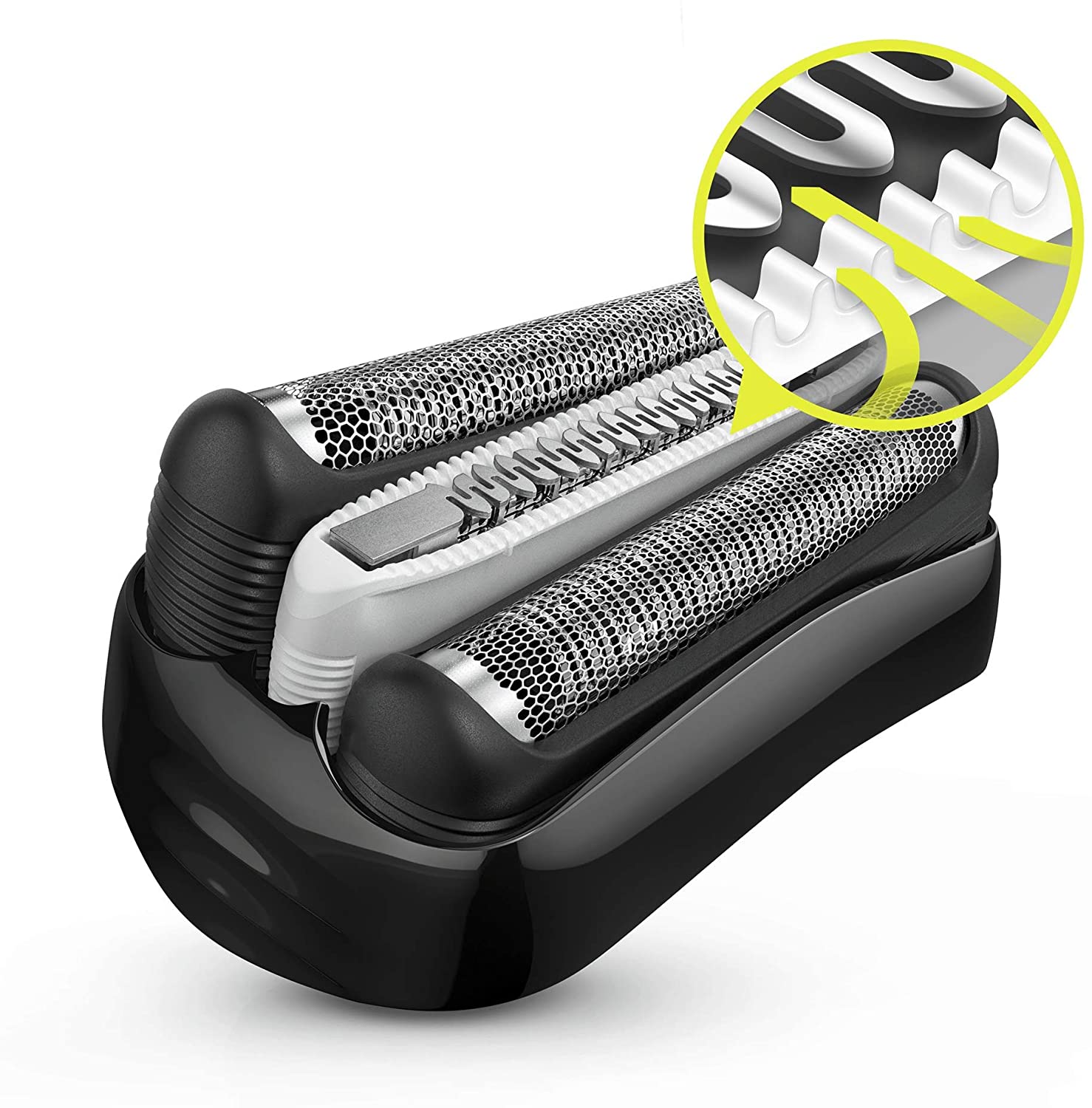 Braun Series 3 ProSkin Electric Shaver For Men With Precision Trimmer, Rechargeable and Cordless, 100% Waterproof, UK 2 Pin Plug, 3000s, Black Razor - Image 2