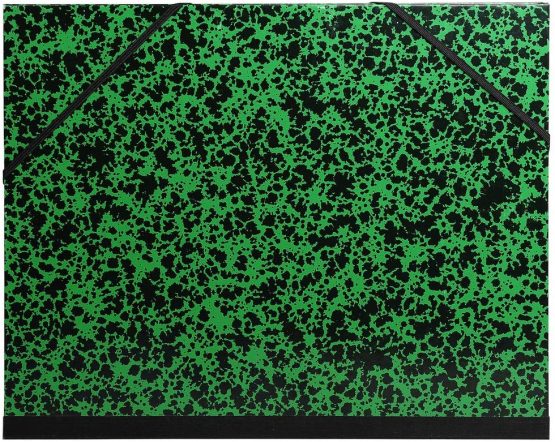 Exacompta Annonay Portfolio with Elastic Straps, 500 x 650 mm - Green