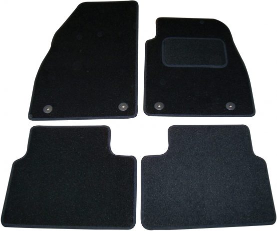 Sakura SS4672 Carpet Floor Mat, Black Trim