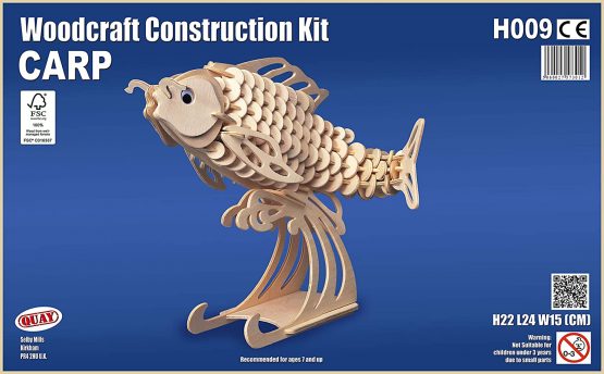 Quay Carp Woodcraft Construction Kit FSC - Image 2