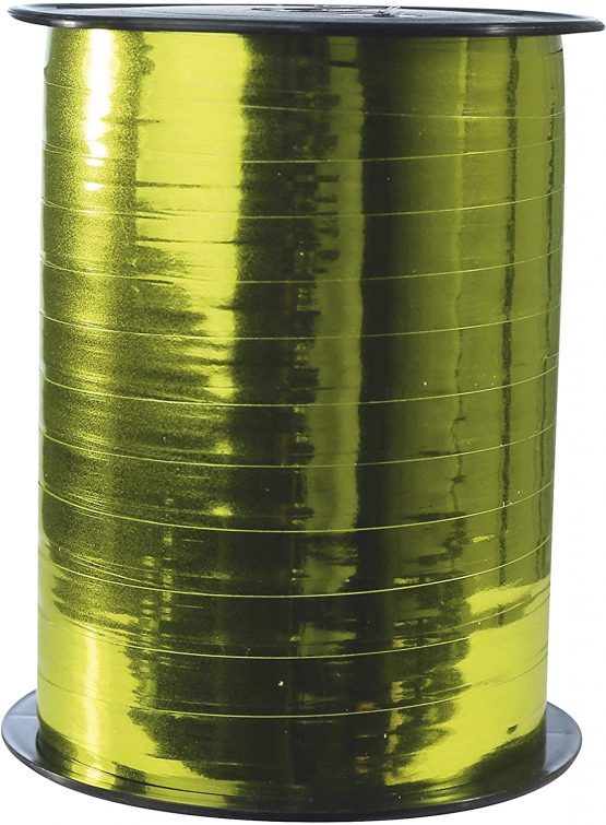 Clairefontaine Metallic Counter Ribbon Rolls, 7 mm x 250 m - Lemon Green - Image 3