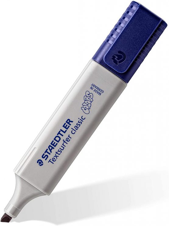 STAEDTLER Textsurfer Classic 364 Highlighter, High Quality Made in Germany, with Large Ink Reservoir for Extra Long Marking Performance, Case with 4 Colours, Vintage 364 CWP4 - Image 2